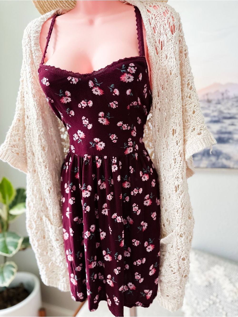 Abercrombie Coquette Dreams Meet Cottagecore Romance blooming meadowcore dress - Picture 8 of 8